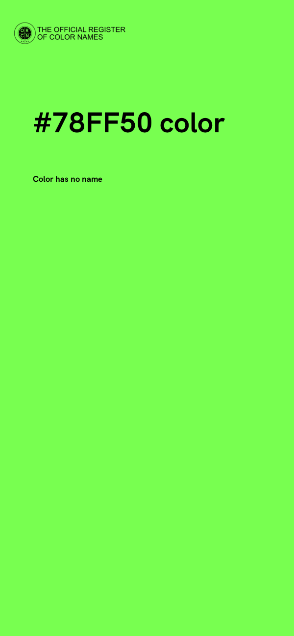 #78FF50 color image