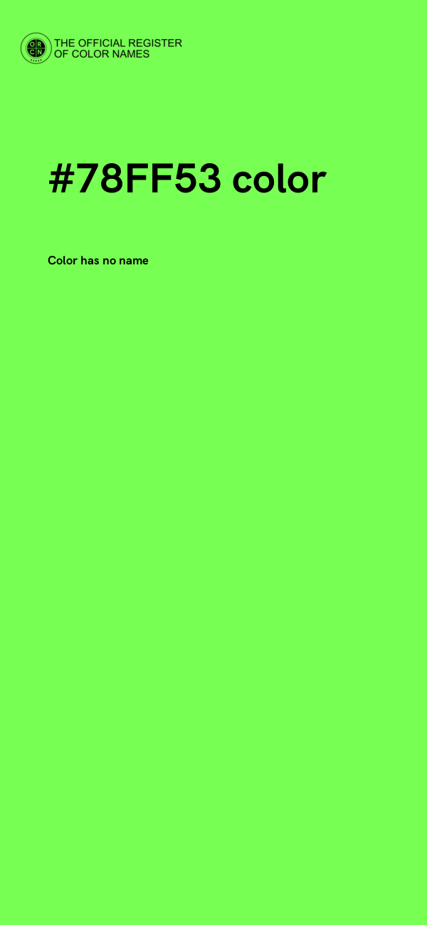 #78FF53 color image