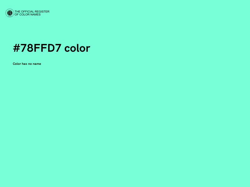 #78FFD7 color image