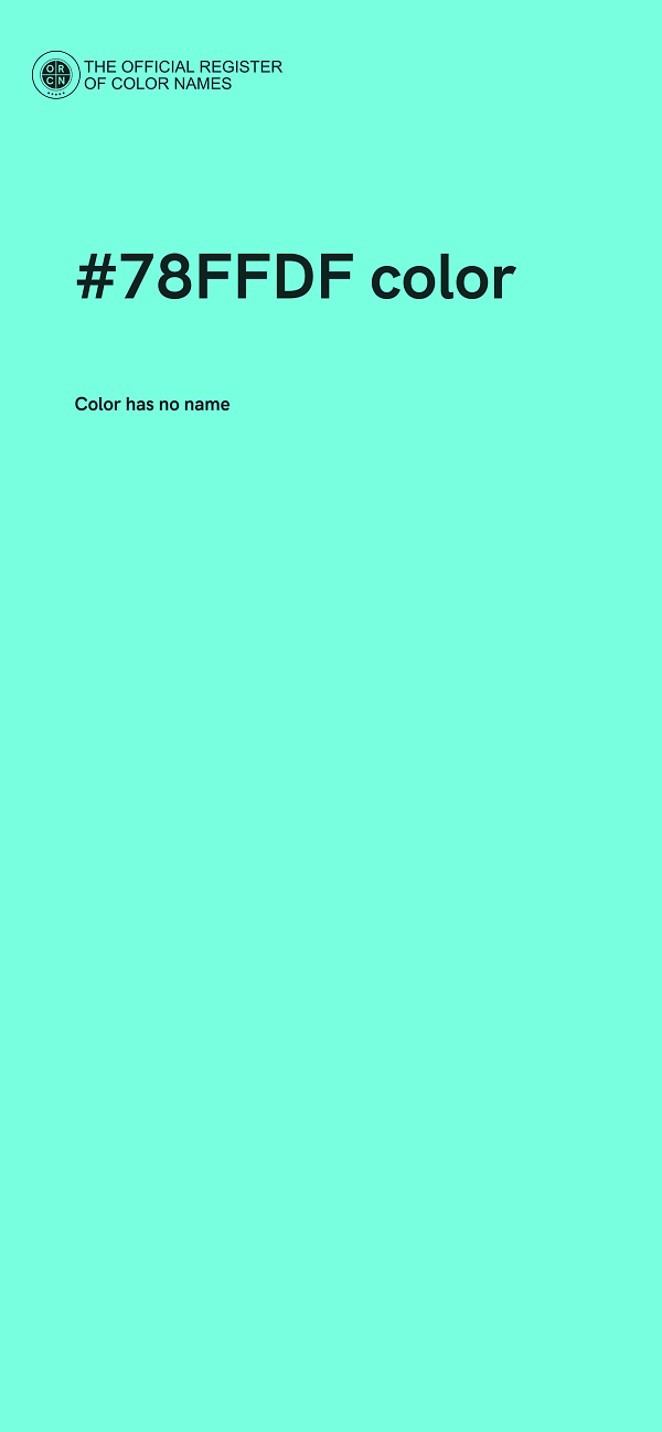 #78FFDF color image