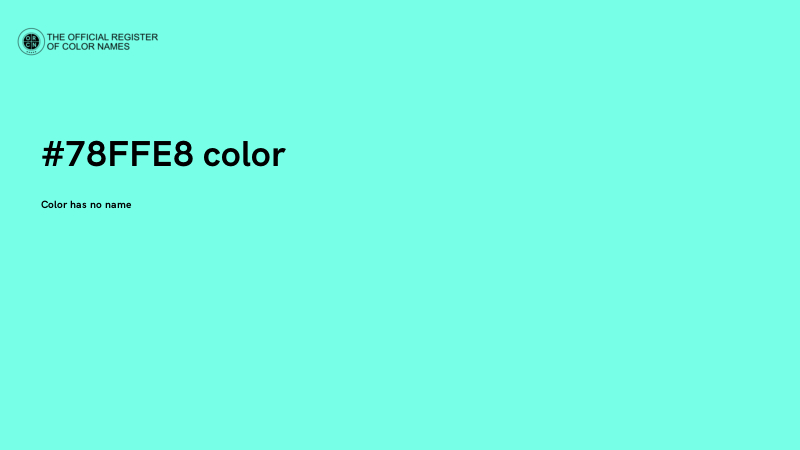 #78FFE8 color image