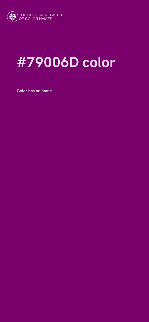 #79006D color image