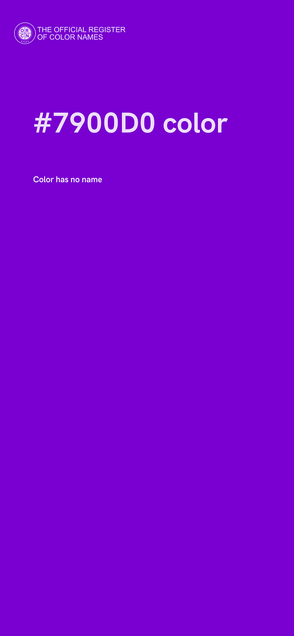 #7900D0 color image