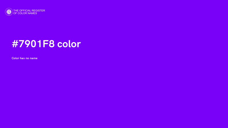 #7901F8 color image