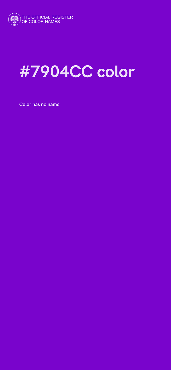 #7904CC color image