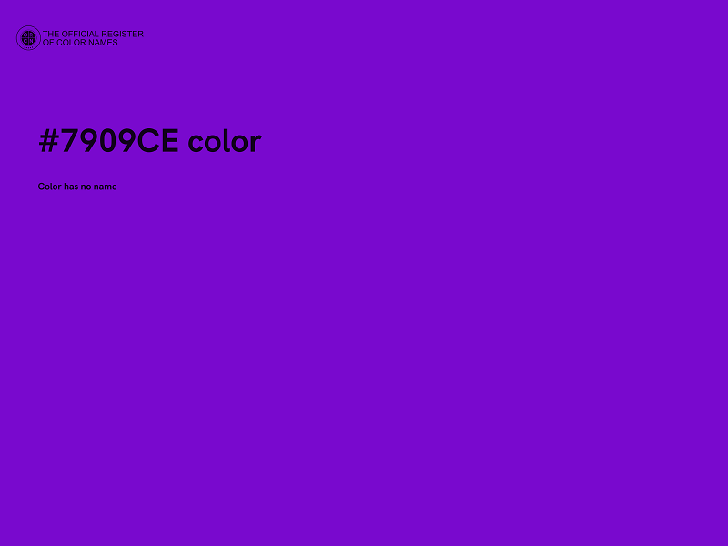 #7909CE color image