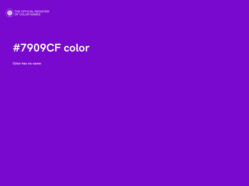 #7909CF color image
