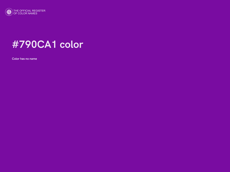 #790CA1 color image