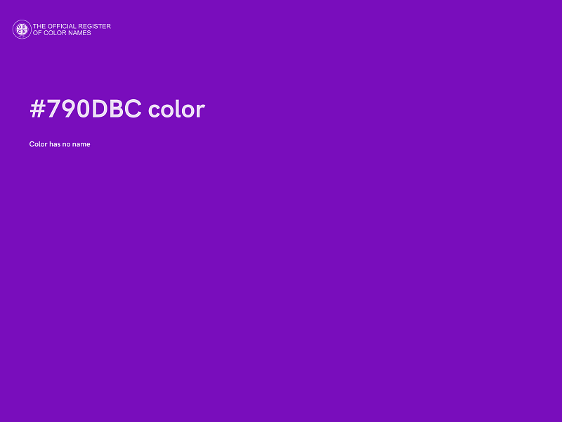 #790DBC color image