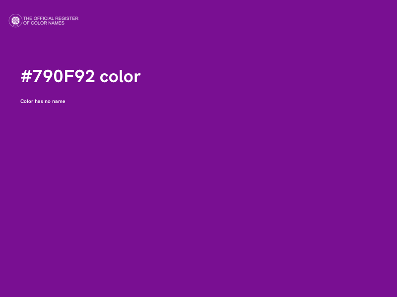 #790F92 color image