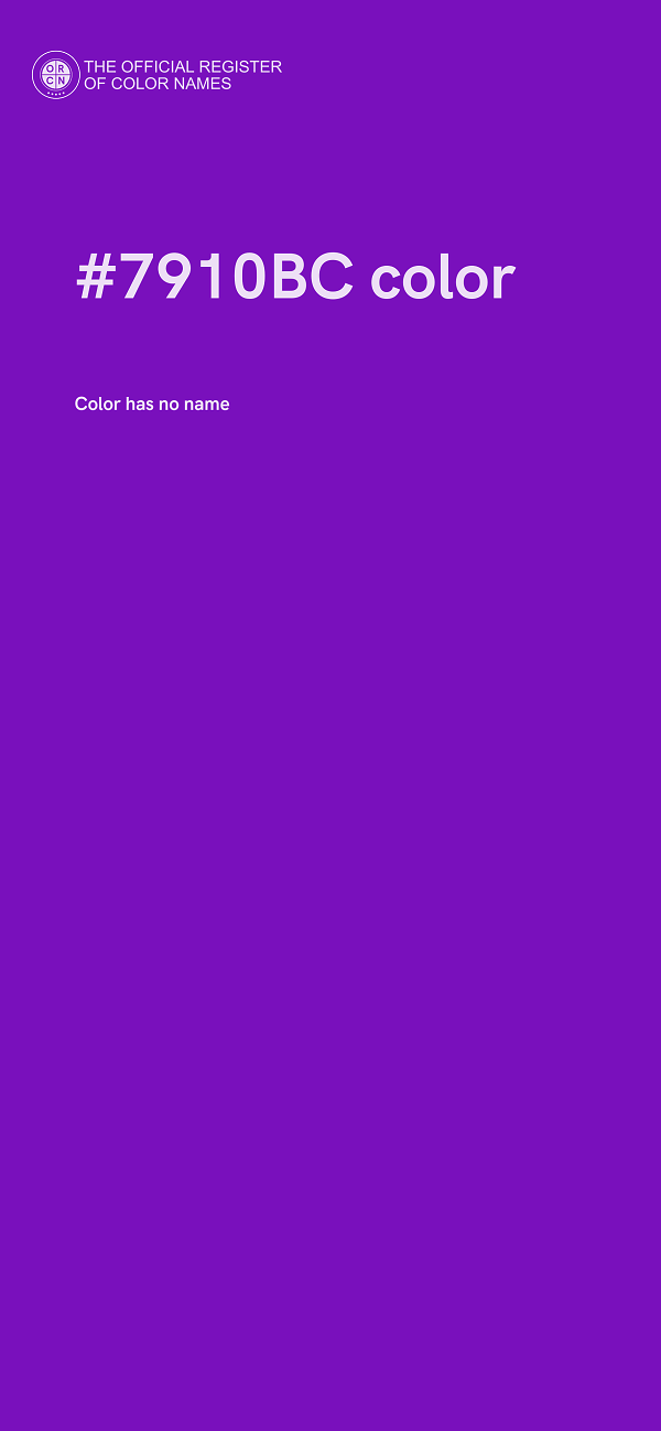 #7910BC color image