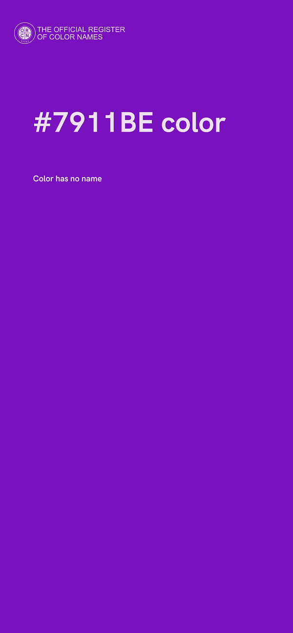 #7911BE color image