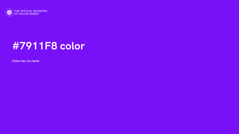 #7911F8 color image