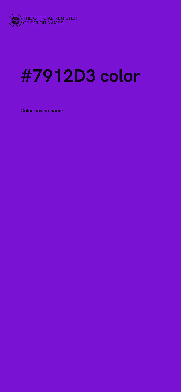 #7912D3 color image