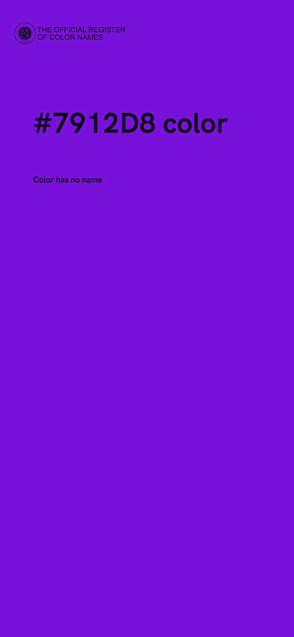 #7912D8 color image