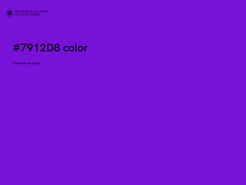 #7912D8 color image