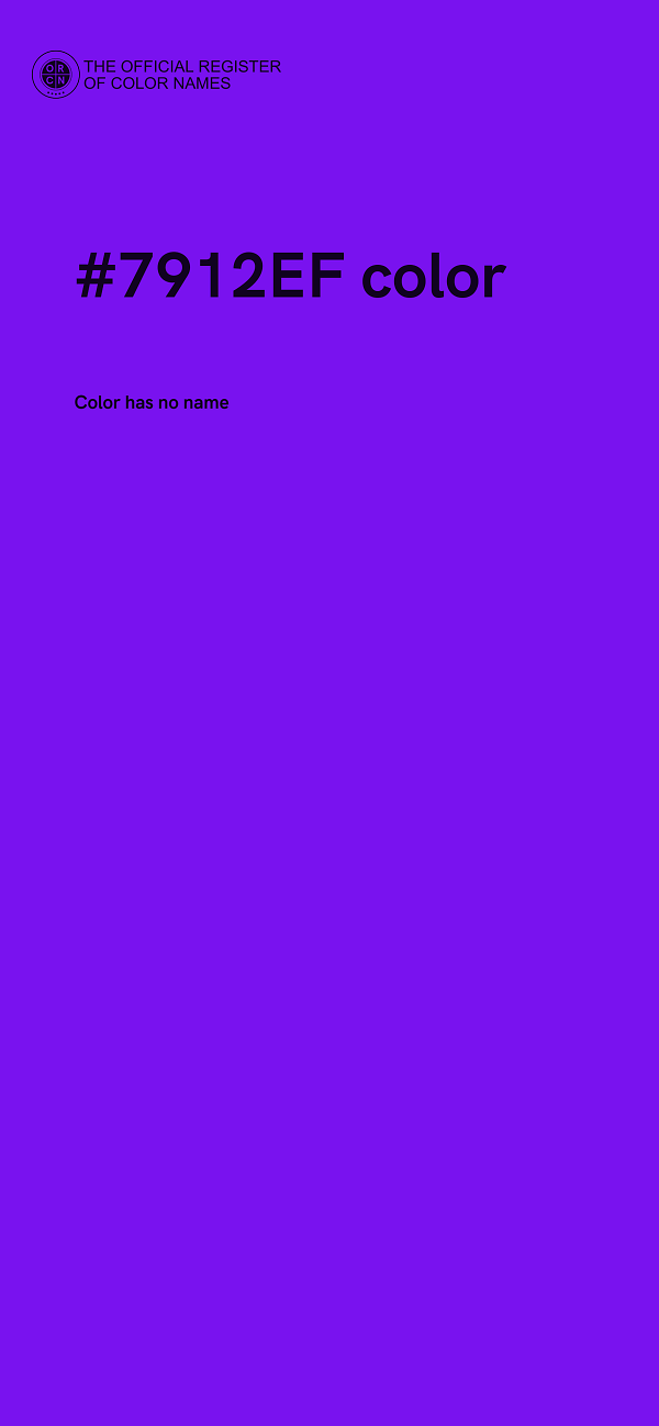 #7912EF color image
