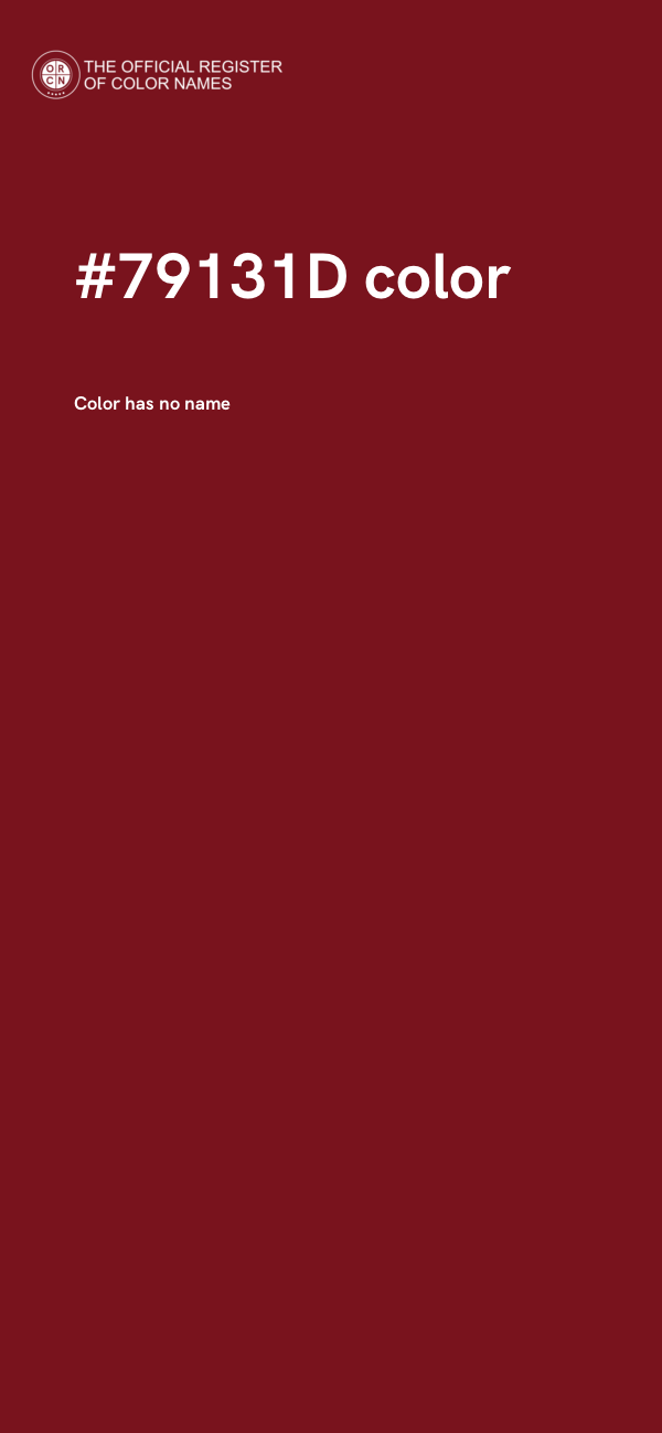 #79131D color image