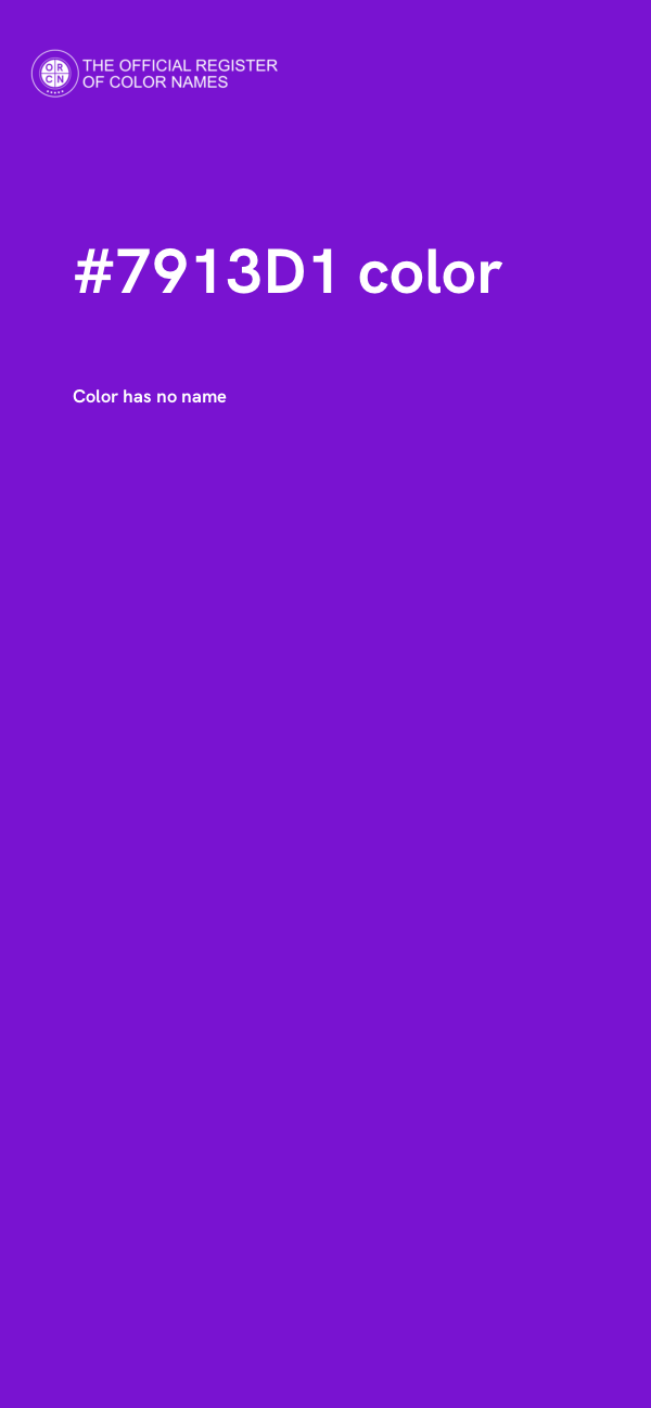 #7913D1 color image