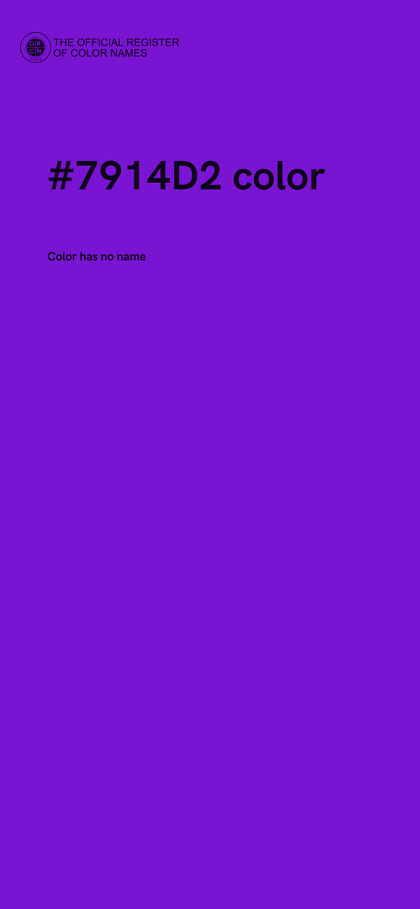 #7914D2 color image
