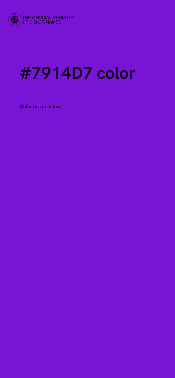 #7914D7 color image