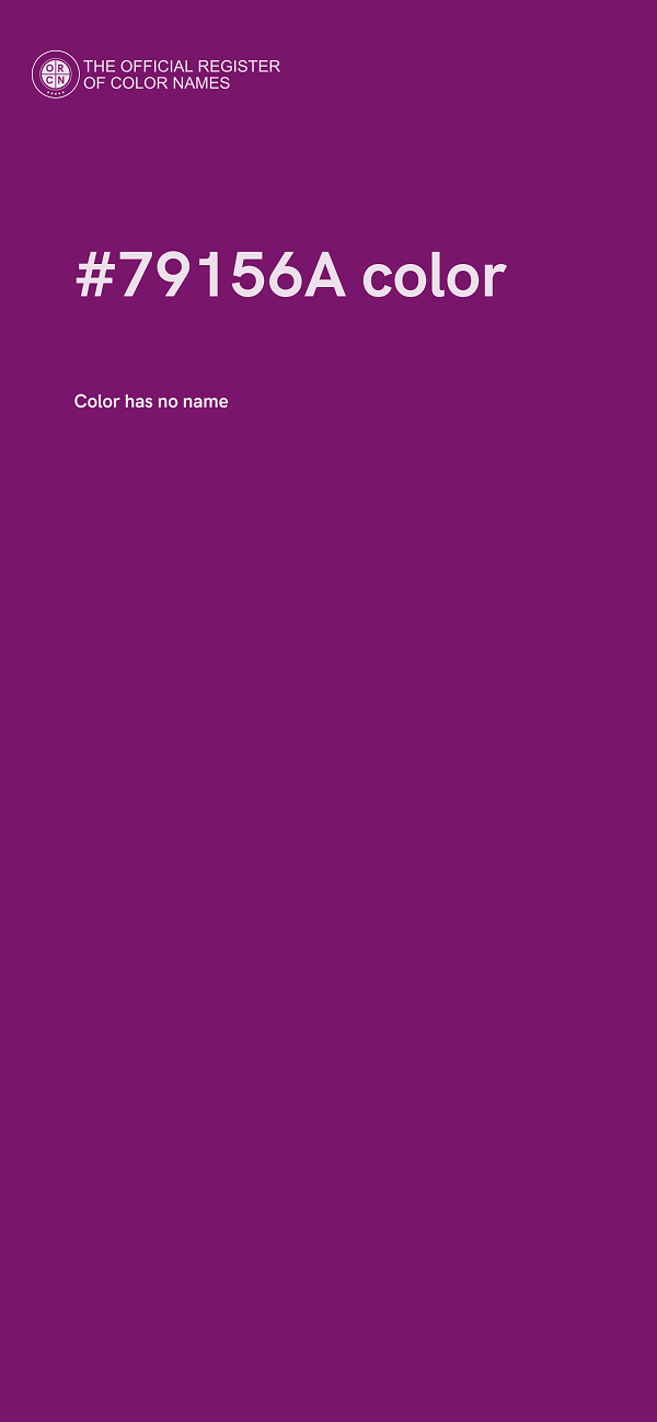 #79156A color image
