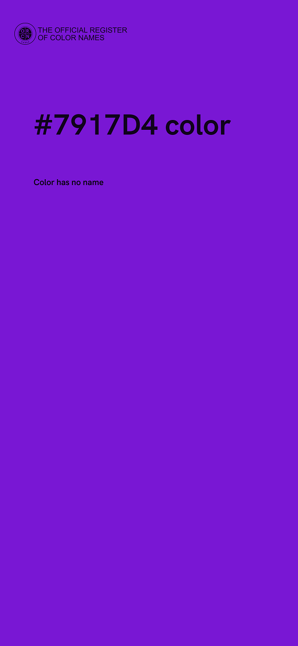 #7917D4 color image