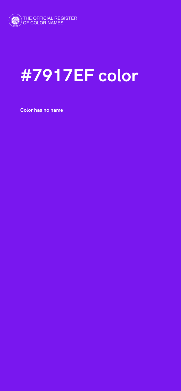 #7917EF color image