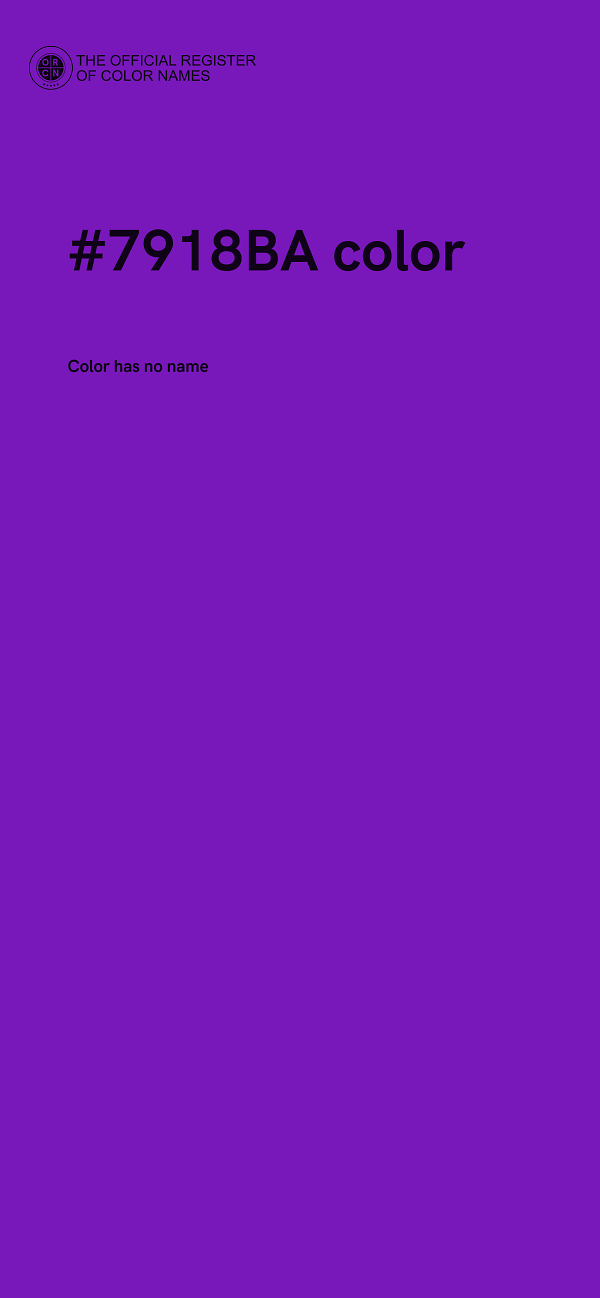 #7918BA color image