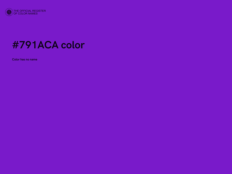 #791ACA color image