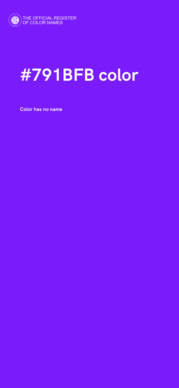 #791BFB color image