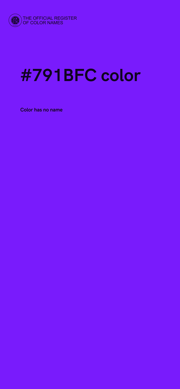 #791BFC color image