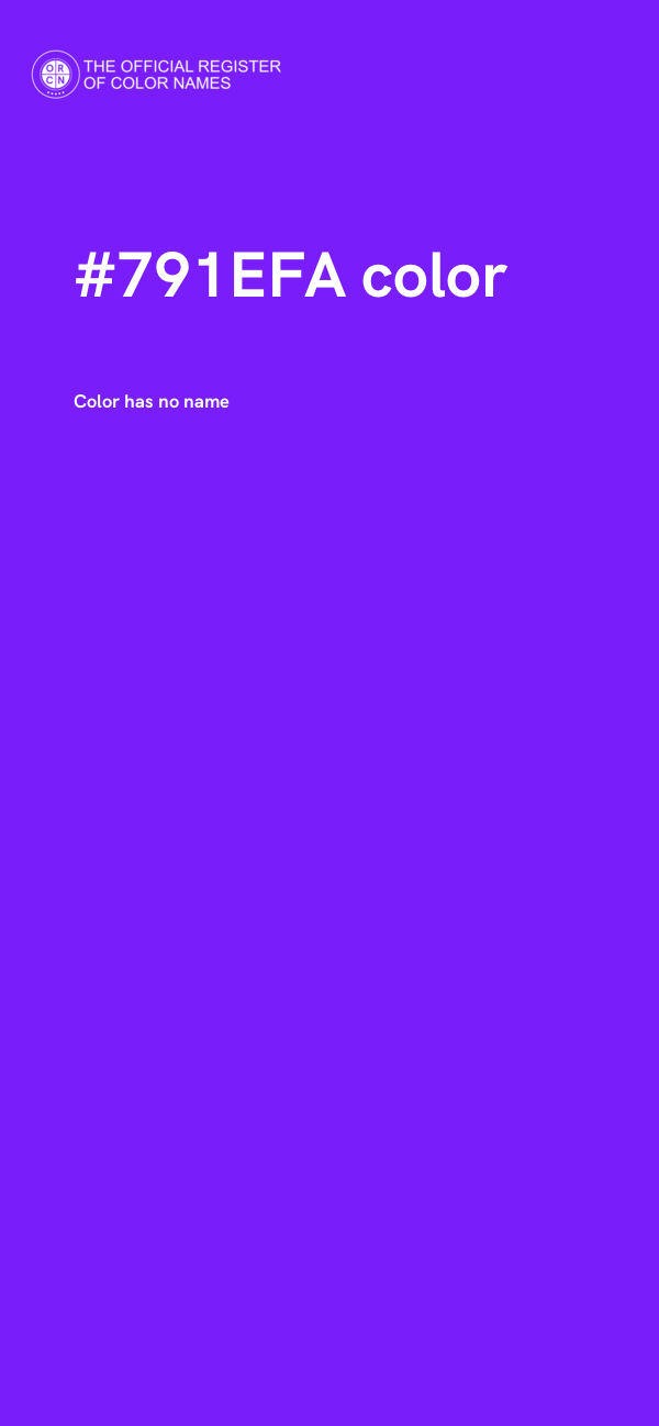 #791EFA color image