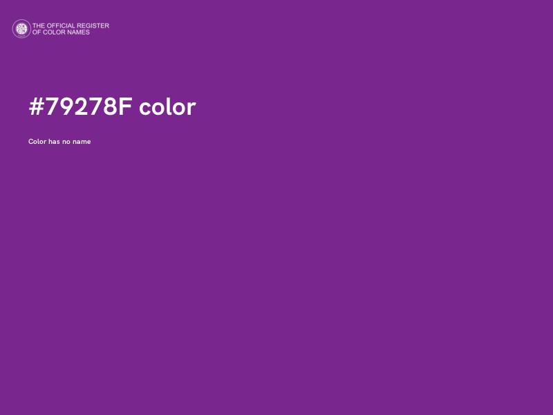 #79278F color image