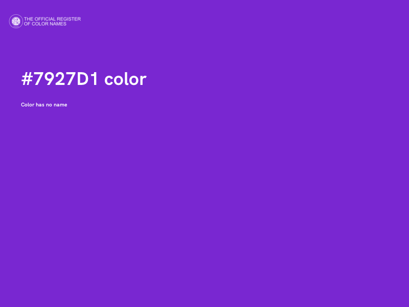 #7927D1 color image