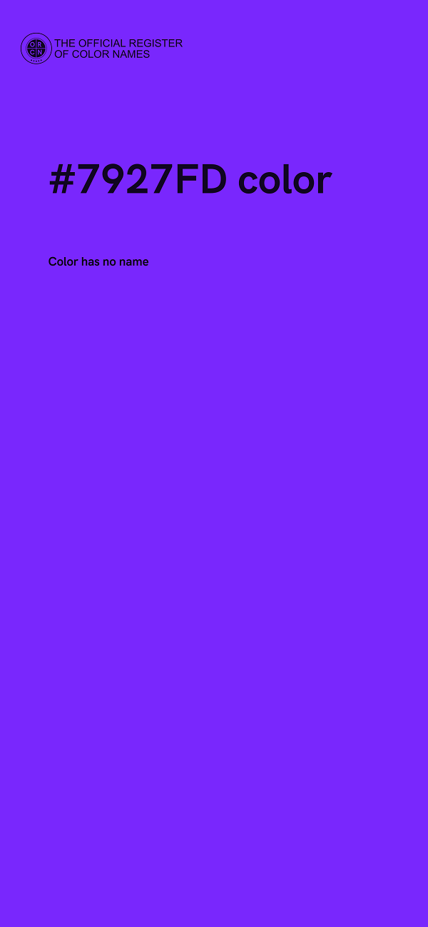 #7927FD color image