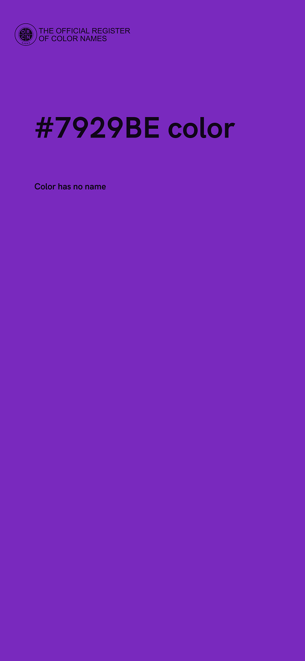 #7929BE color image