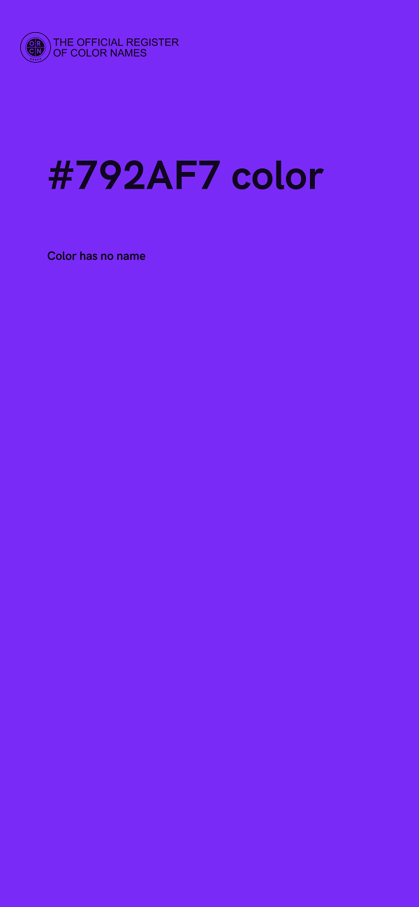 #792AF7 color image