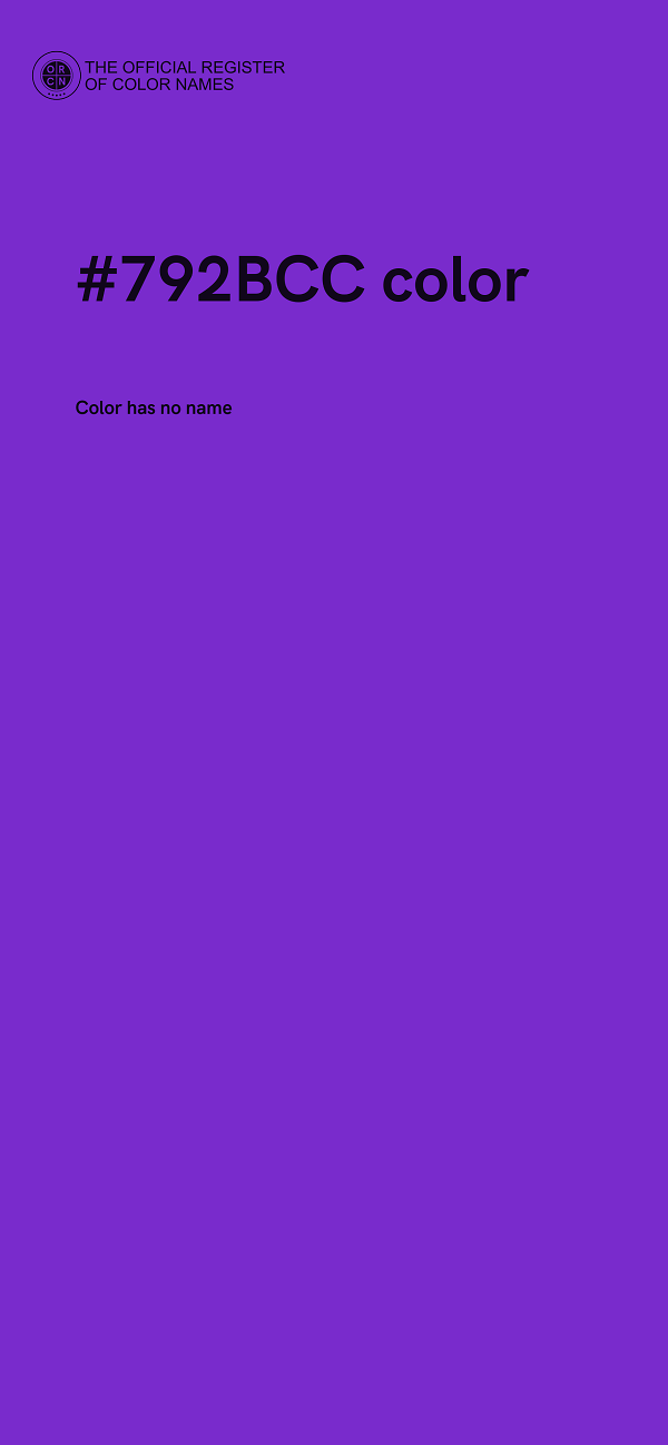 #792BCC color image