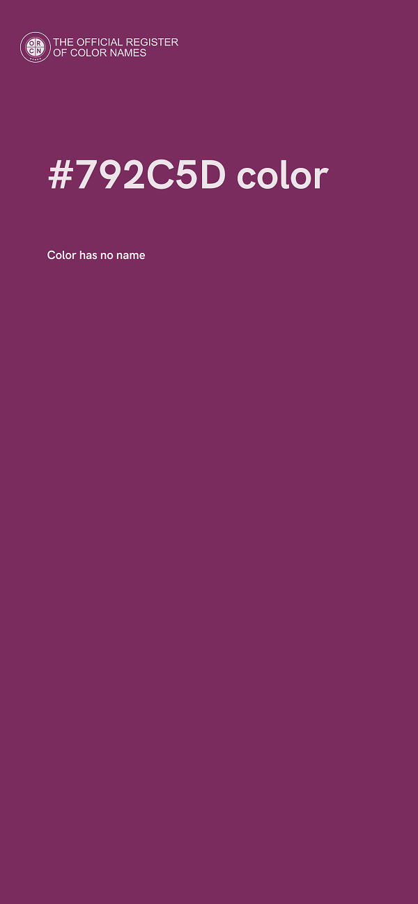 #792C5D color image