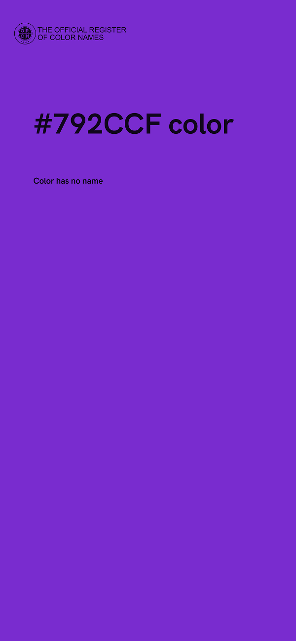 #792CCF color image