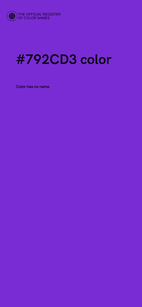 #792CD3 color image
