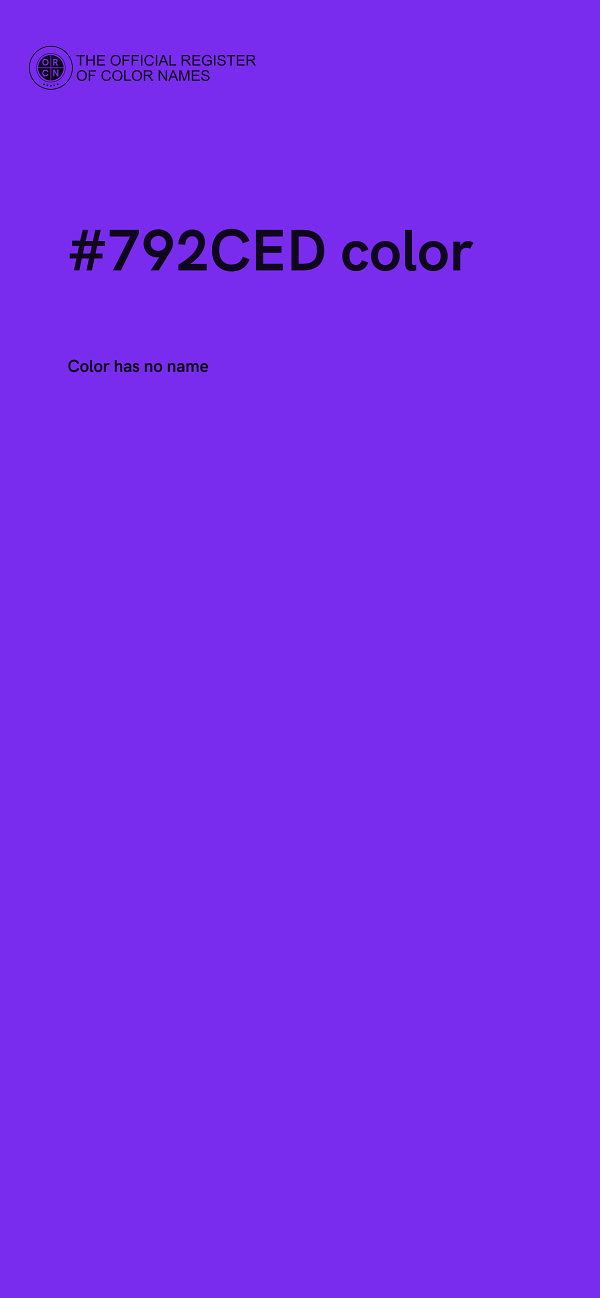 #792CED color image
