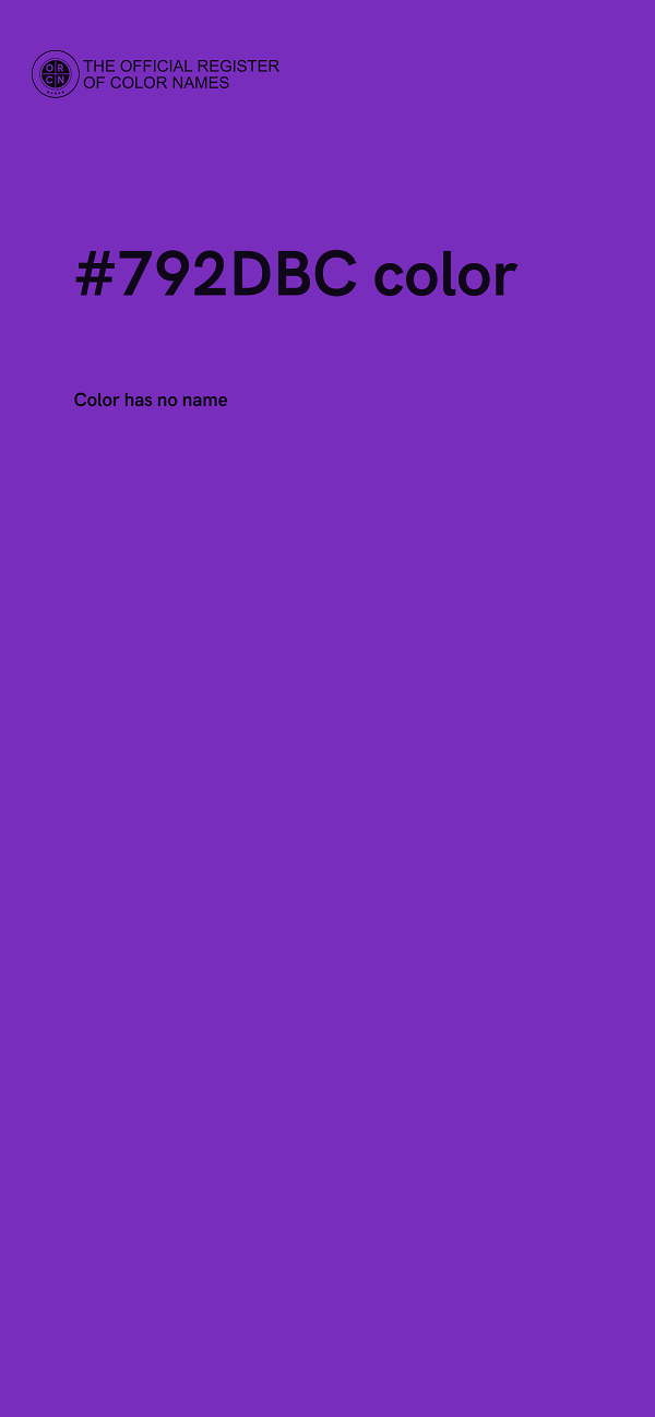 #792DBC color image