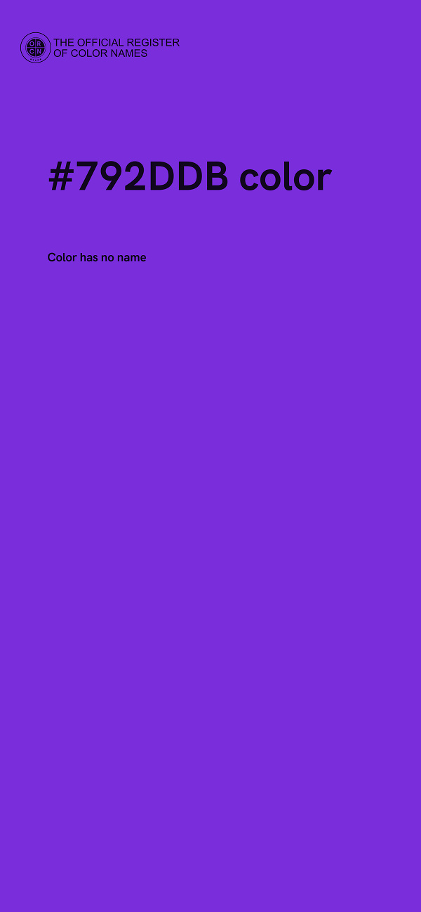 #792DDB color image