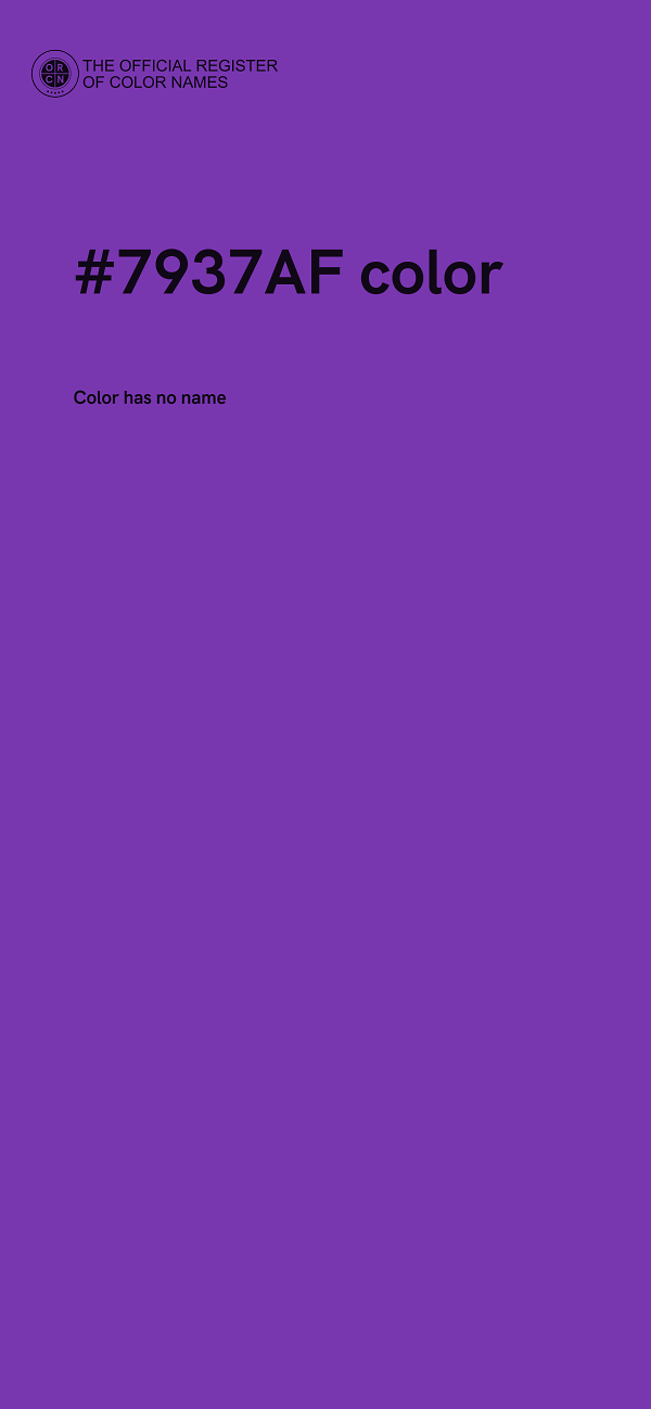 #7937AF color image
