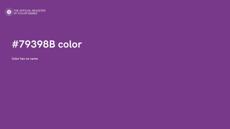 #79398B color image