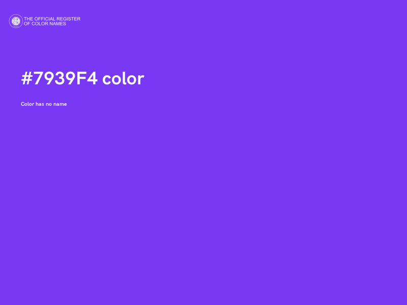 #7939F4 color image