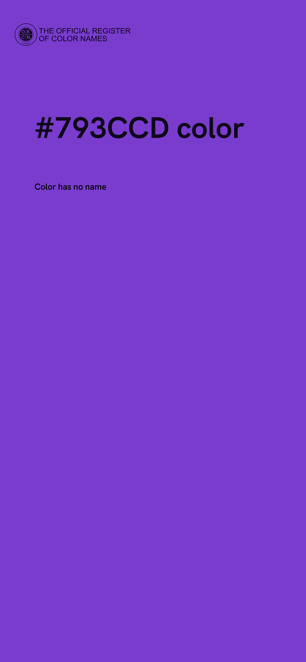 #793CCD color image