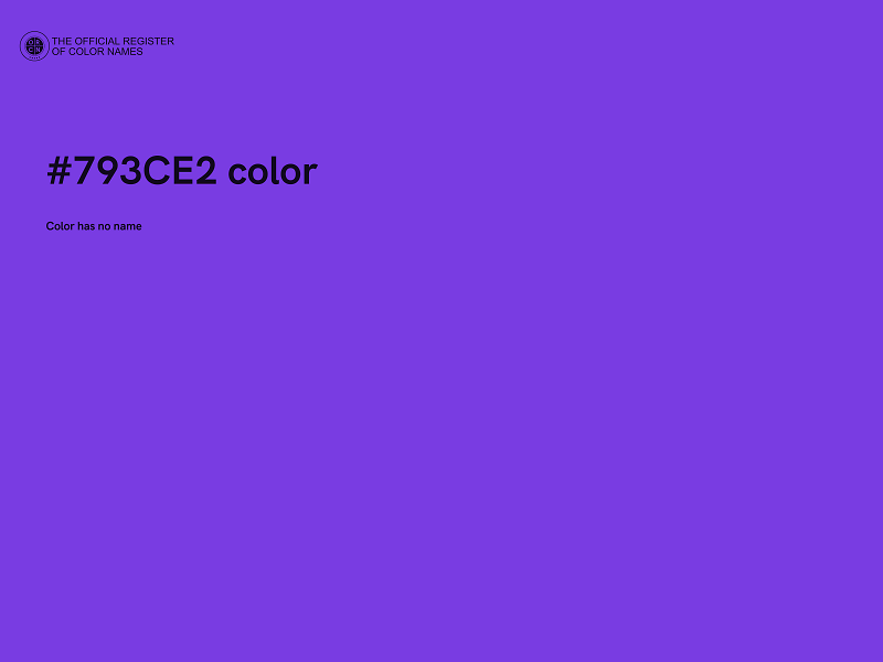 #793CE2 color image